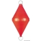 Gavitello bicono 320 x 800 mm rosso 