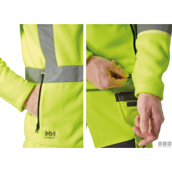 Giacca h/h ww uc-me in pile 360 hi-vis giallo m