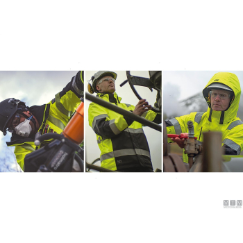 Giacca h/h ww uc-me winter 369 hi-vis giallo s