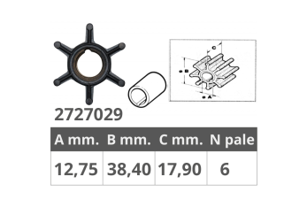 Gir. johonson/ev. 2/4t 8-9,9-15 hp