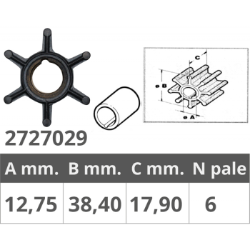 Gir. johonson/ev. 2/4t 8-9,9-15 hp