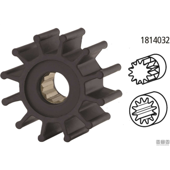 Girante in neoprene d51 di12.7 h22 bh-6p