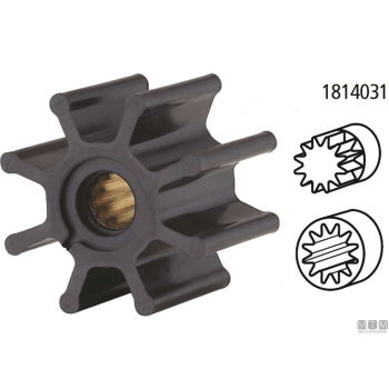 Girante in neoprene d51 di12.7 h22 bh-6p