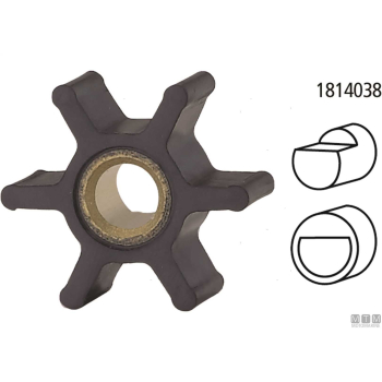 Girante in neoprene d65 di15.8 h50 bb-8p