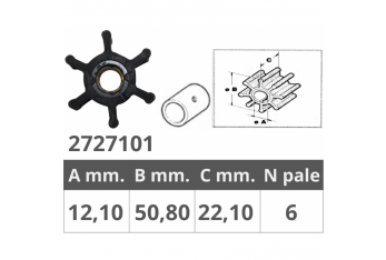 Girante Jabsco 653-0001 Johnson 09-0810B