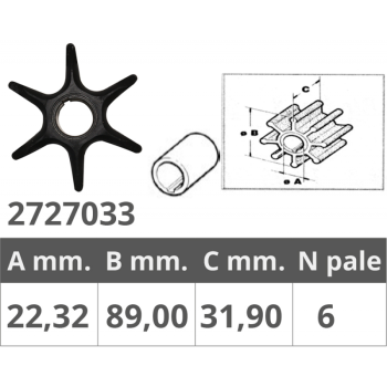 Girante johnson/ev. 2t v4-v6