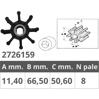 Girante mercruiser 8.1s - 496mag