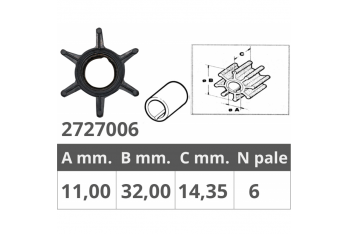 GIRANTE MERCURY 2T 3,5-3,6-4-5 HP