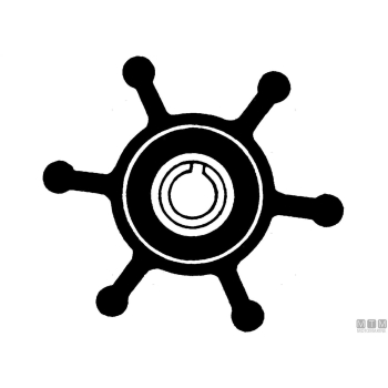 Girante npr d51 di10 h22 bh-6p 