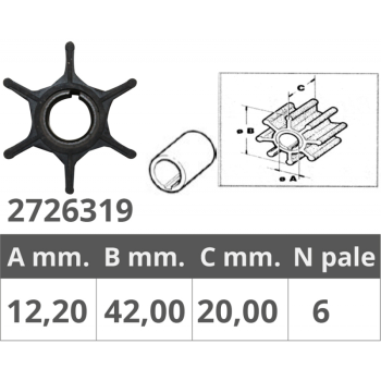Girante suzuki 2t 8-9,9 hp