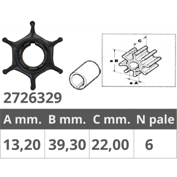 Girante suzuki 4t 9,9-15 hp