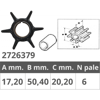 Girante tohatsu 2t 40-50 hp