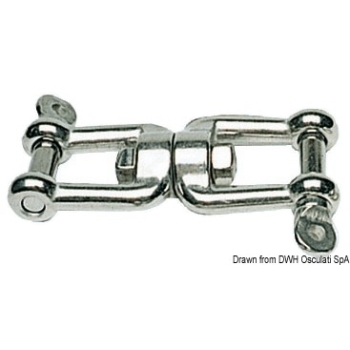 Girella inox grillo/grillo 8 mm 