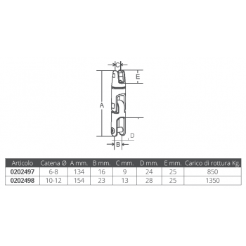 GIUNTO INOX 316 DOPPIO SNODO Ø 6-8