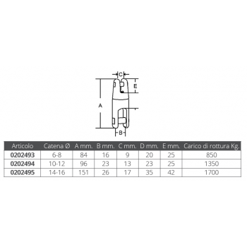 GIUNTO INOX 316 GIREVOLE Ø MM.6-8