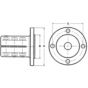Giunto per  Asse ø 30 mm