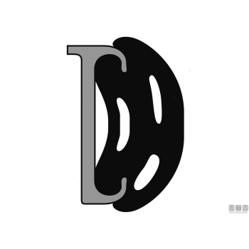 Giunto profilo u nero 