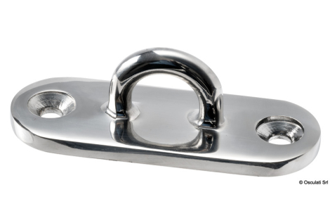 Golfare inox 2 fori 75 mm 
