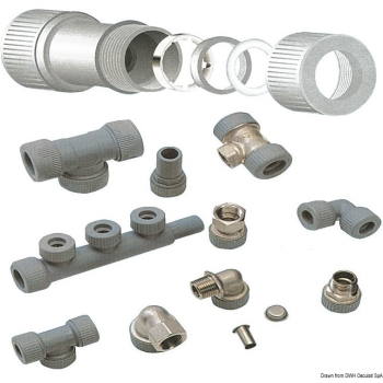 Gomito 1/2" Hydrofix femmina/maschio 