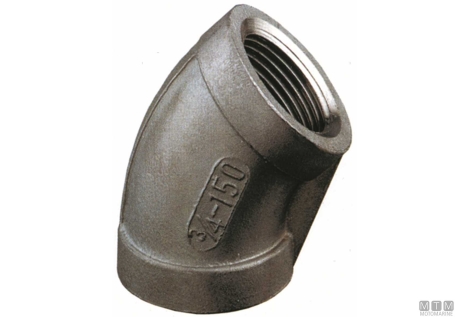Gomito 45°f-f 1"1/2 inox 