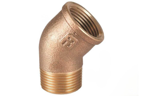 Gomito 45 f-m 1" brz