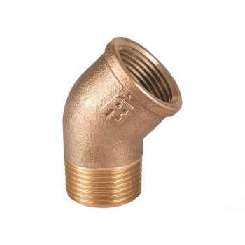 Gomito 45 f-m 2" brz