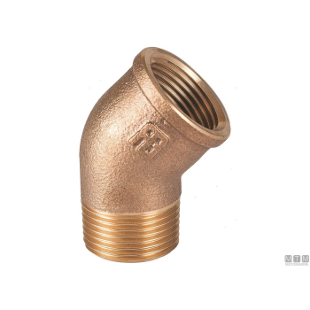 Gomito 45 f-m 3/4 brz