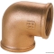 Gomito 90° F-F in bronzo 1/4" 