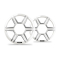 Griglia apollo bianco 6,5’’ sport