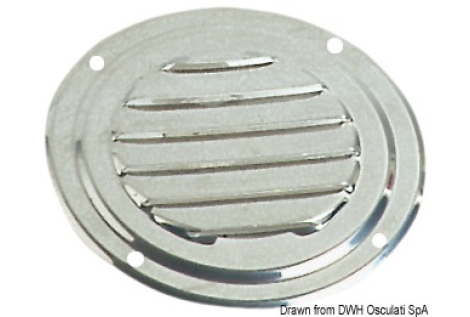 Griglia inox tonda 102 mm 