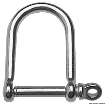 Grilli inox a D larga mm 6 