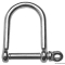 Grilli inox a D larga mm 6 