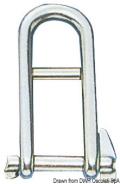 Grilli inox scatto con fermo 6 mm 