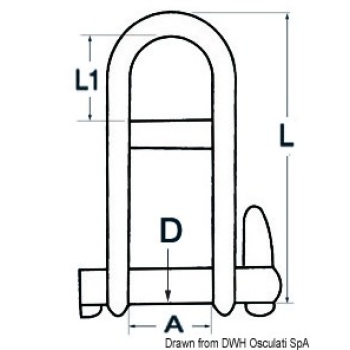 Grilli inox scatto con fermo 6 mm 