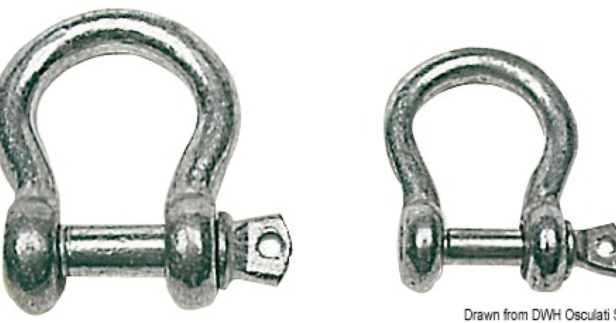 10 Pz Golfari A Vite Con Anello (D-Ring) 3/16'' - Acciaio Zincato Forgiato - Portata 665Lbs