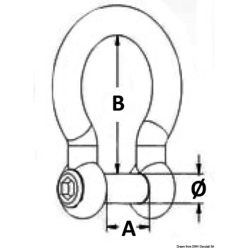 Grillo inox a cetra 12 mm 