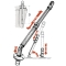 Gruetta Telescopica in Lega Leggera max 280 kg 