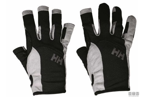 Guanti 3/4 hh sailing 990 nero m 