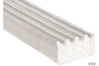 Guarnizione t-lok rib 9mm ht bianco 15m< 