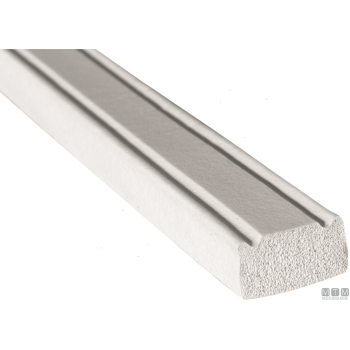 Guarnizione trim-lok flat rubber 12x6 mm adesivo 3m bianco 15 m