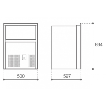 Ice maker vf95 nuggets