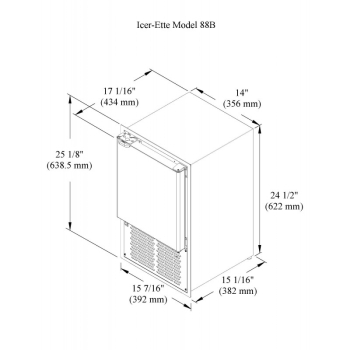 Icer-ette mod.88b515-1  110 v. 60hz