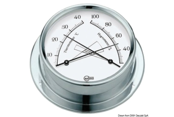 Igro/termometro Barigo Regatta bianco 