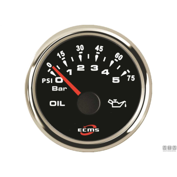 Indicatore pressione 30b black chrome