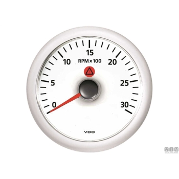 Indicatore pressione olio 10b vdo white 