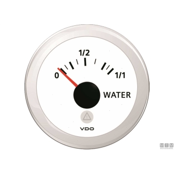 Indicatore pressione olio 30b vdo white 