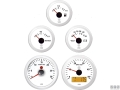Indicatore pressione olio 30b vdo white