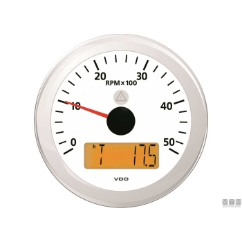 Indicatore temperatura acqua vdo white 