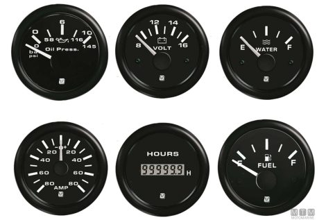 Indicatore temperatura uf60526 black 