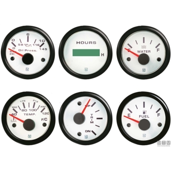 Indicatore trim 0-190 uf22433 white 